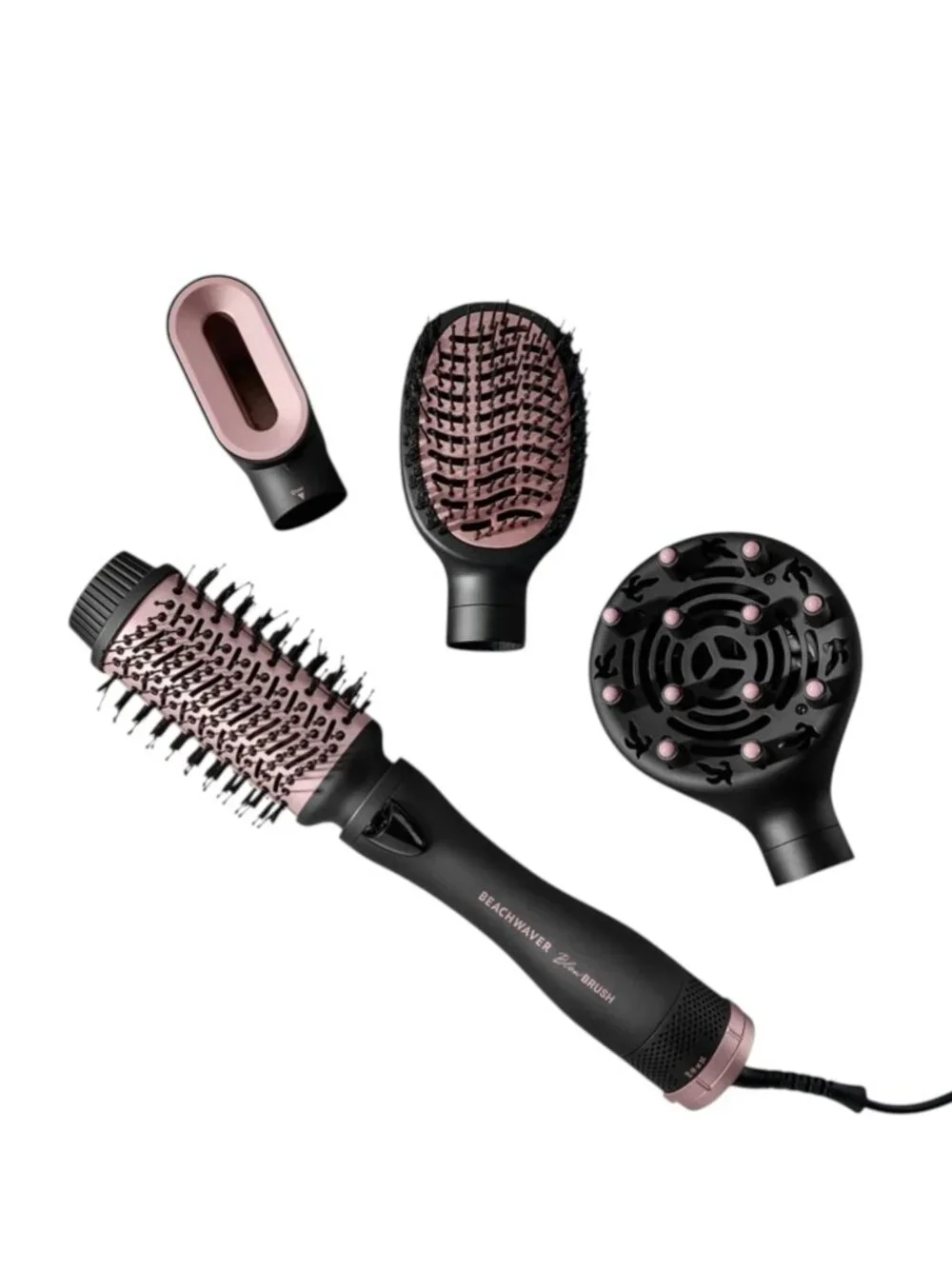 Beachwaver Blow Brush 4-in-1 Styling Brush - Midnight Rose / NIB
